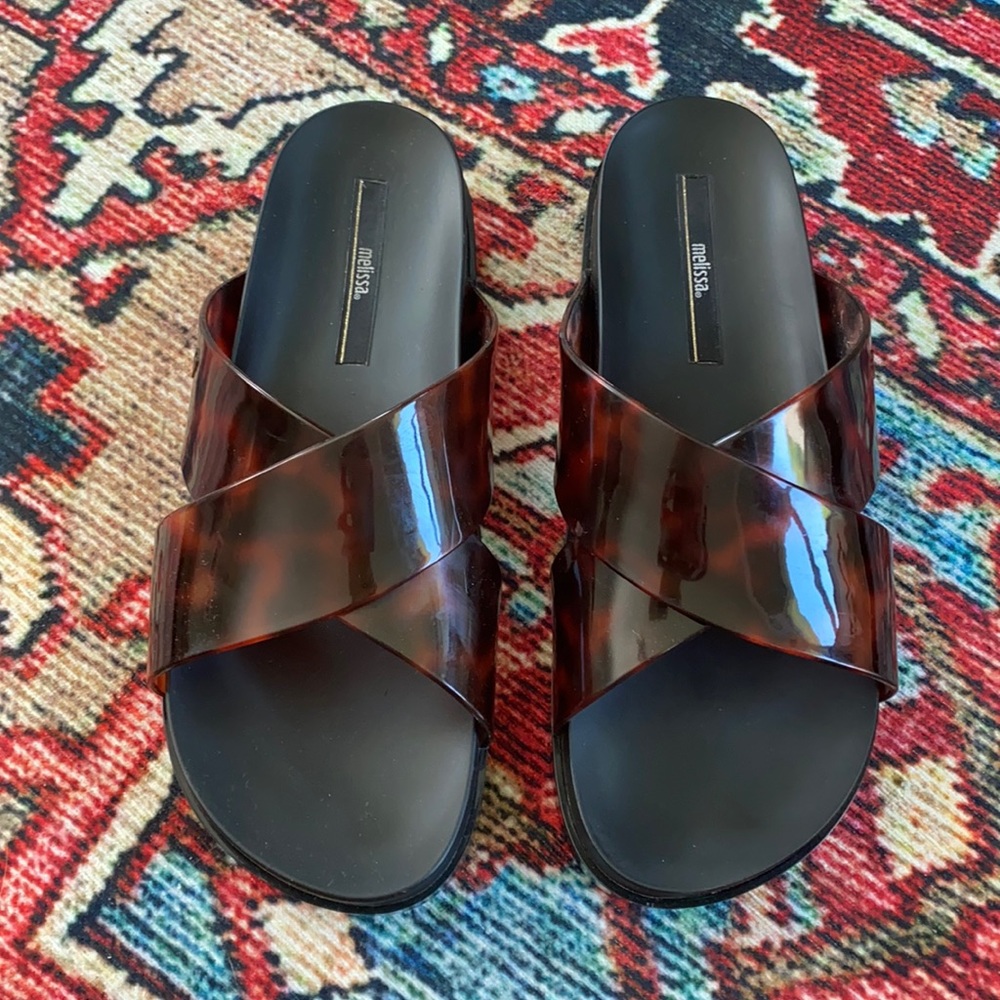 Melissa Tortoise Slides Size 8